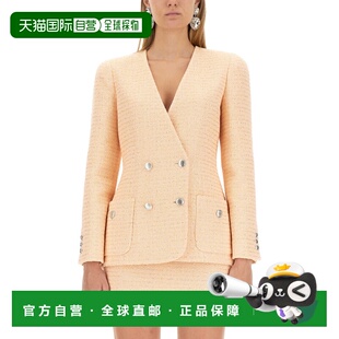 1h可退 香港直邮ALESSANDRA RICH 亚历山德拉.瑞秋 女士 花呢夹克