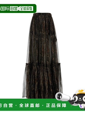 香港直邮SAINT LAURENT 女士半身裙A字裙 834197Y3K614052 SS2025