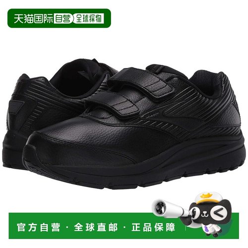 1h可退 【美国直邮】Brooks布鲁克斯女士休闲鞋纹理黑色时尚透气