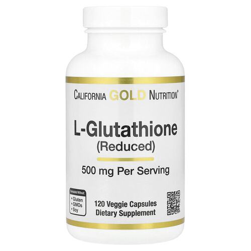 香港直发iHerb California Gold NutritionL谷胱甘肽胶囊120粒CGN