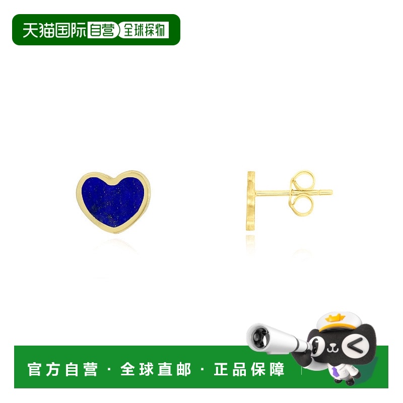 自营 the loveryMini Lapis Heart Stud Earrings - lapis 美国奥