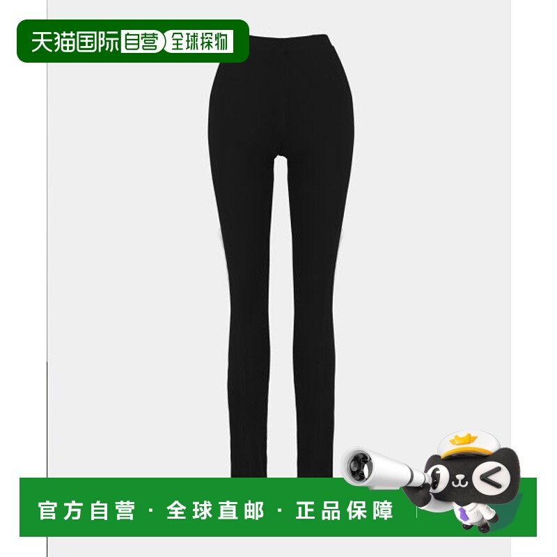 韩国直邮BADBLOOD 女士女装休闲裤Ego Ankle Zip Pants - Black w-