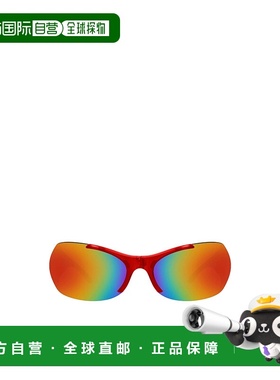 1h可退 香港直邮Balenciaga 环绕式镜框太阳镜 BB0454S
