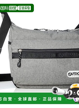 【日本直邮】OUTDOOR PRODUCTS 单肩包标志胶带 大容量16L石灰色