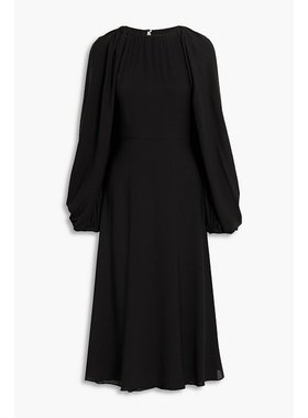 Valentino 华伦天奴 女士 褶皱真丝绉纱连衣裙 B3VAUS21MH