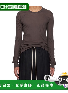 香港直邮RICK OWENS 男士T恤 RU01F2252UC53 SS2026 黑色 Temple