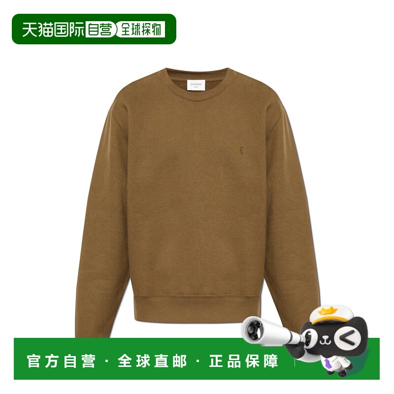 1h可退 香港直邮SAINT LAURENT 男士卫衣 820127Y36SW3050 CO 棕