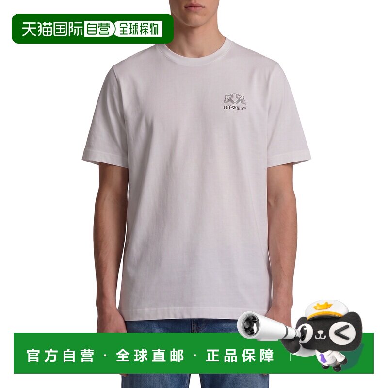 1h可退 欧洲直邮OFF-WHITE 男士T恤 OMAA120F26JER01E10100 AW202图片