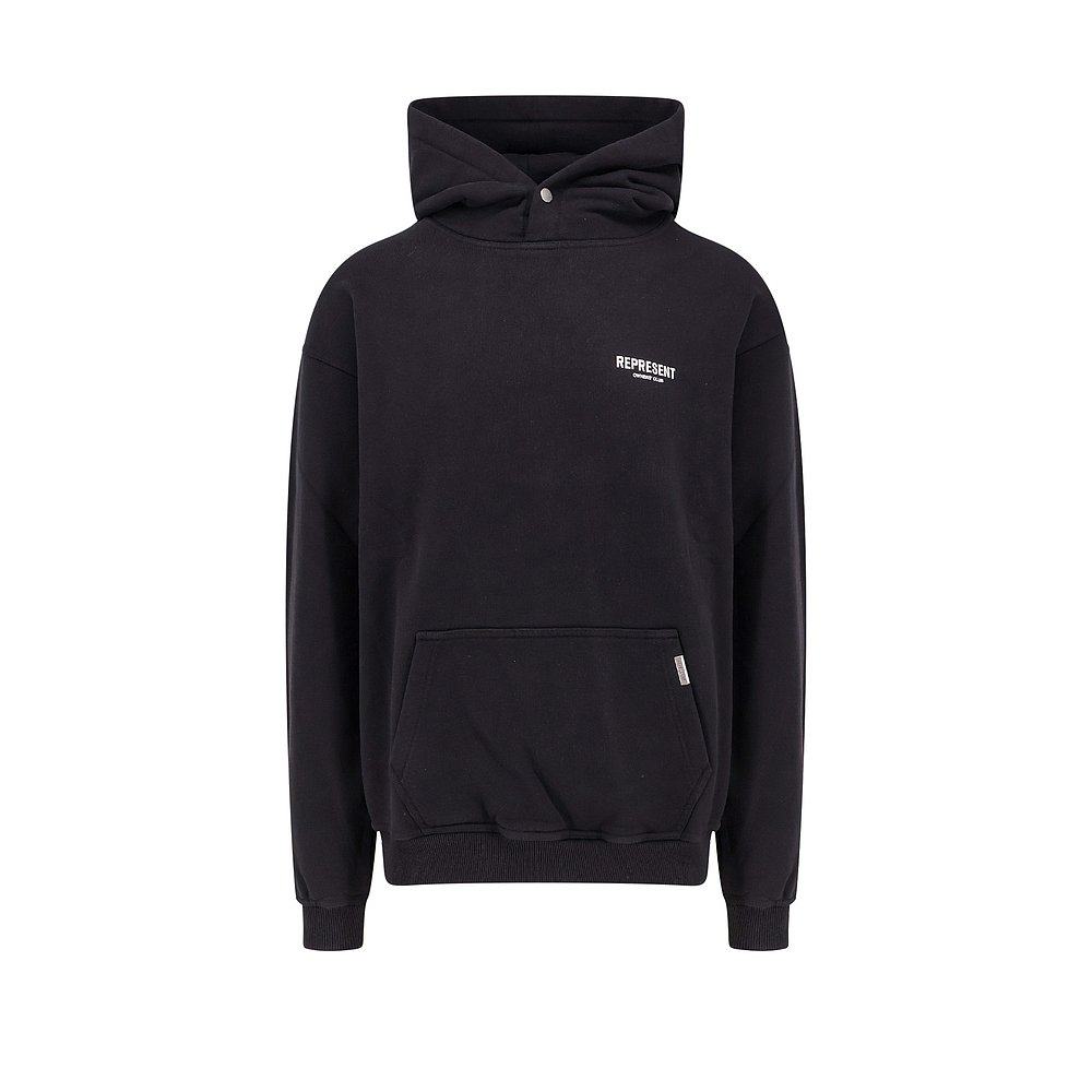 Represent 男士针织毛衣 OCM41113001 AW2024 黑色 Sweatshirt