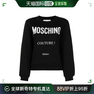 EV1720 香港直邮MOSCHINO 帽衫 5527 女黑色女士卫衣 3555