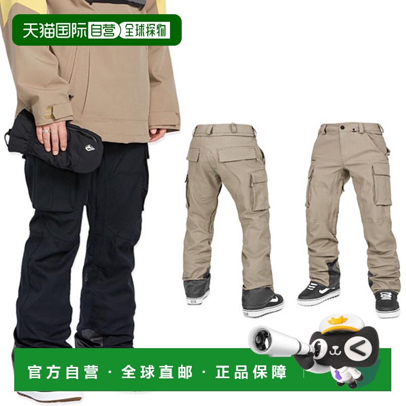 日本直邮VOLCOM 新款男女通用立体剪裁滑雪裤防水滑雪裤2025版