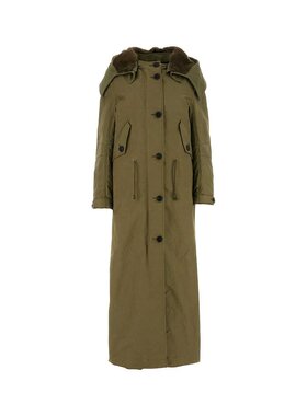 PRADA 女士外套 292160S23213PGF0161-0 AW2023 绿色