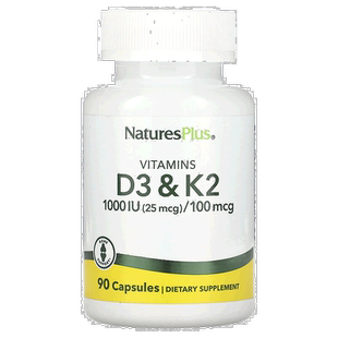 香港直发Naturesplus维生素D3+K2保护心血管健康自然无添加90粒