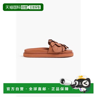 1h可退 香港直邮潮奢 FARM RIO 女士 Monstera 精饰凉拖 341128CA