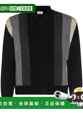 香港直邮CELINE 男士针织毛衣  RY05H0B6709GG SS2025灰色 开衫