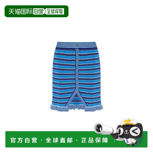 香港直邮GANNI 女士半身裙 A109024012839591 AW2026 蓝色 Skirt