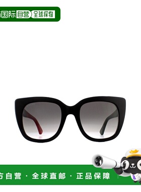 香港直邮GUCCI 女士眼镜 GG0163SN003 SS2025 灰色 GUCCI Sunglas