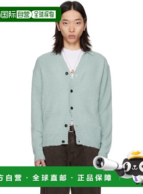 1h可退 香港直邮潮奢 vowels 男士 蓝色开衫 KW04870 blue蓝色 舒