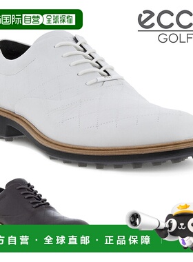 日本直邮ECCO Classic Hybrid 男士防水无钉高尔夫球鞋110214）
