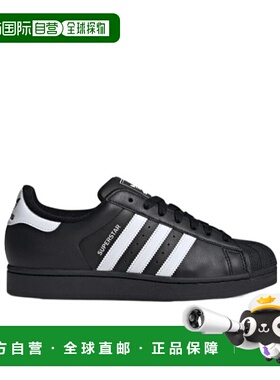 香港直邮ADIDAS 男士运动鞋 JI0079 SS2025 黑色 Superstar II 运
