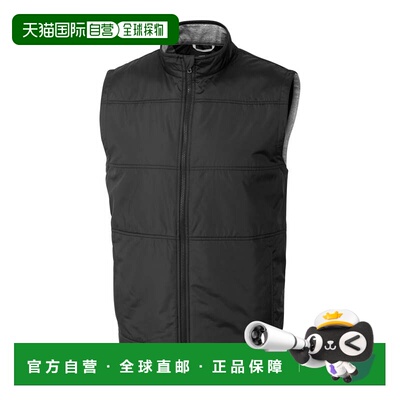 自营 cutter & buckCutter&Buck隐形混合绗缝男式防风背心-黑色