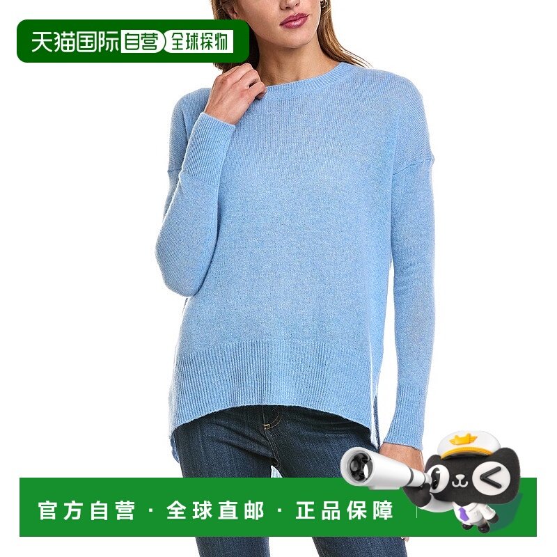 自营philosophy Oversized Crewneck Cashmere Sweater - blue 美
