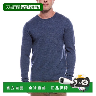 自营Magaschoni Merino Wool-Blend Crewneck Sweater - blue 美