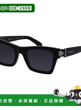 自营Salvatore Ferragamo SF 2013S 001 52mm女式猫眼太阳镜-黑色