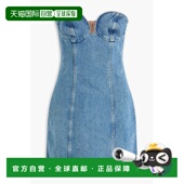 香港直邮magda butrym 女士 1h可退 抹胸牛仔迷你连衣裙 RE24DENI