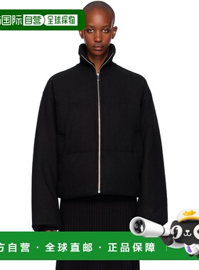 1h可退 香港直邮潮奢 TOTÊME 女士 黑色羽绒夹克 241WRO1043FB006