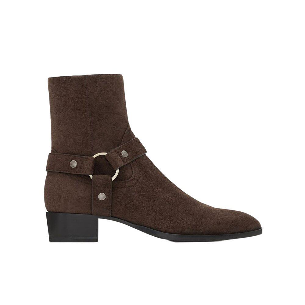 Saint Laurent 圣罗兰 男士 拉链短筒靴 818329AADXB