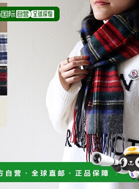 日本直邮johnstons品牌通用款围巾/丝巾/披肩POMPADOUR- CASHMERE