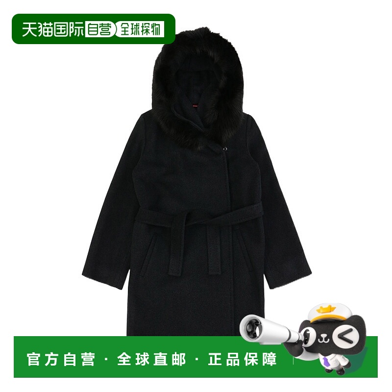 【99新未使用】香港直邮Max Mara 连帽长袖大衣 6086045306