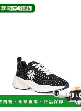 香港直邮TORY BURCH 女士运动鞋 161961043 SS2025 黑色 