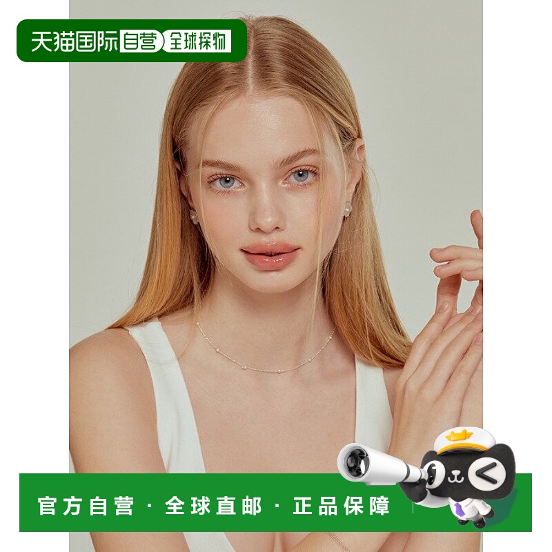 韩国直邮TATIANA (银色925)珍珠球链项链TATI301738825纯银洛世奇