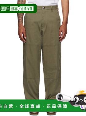香港直邮Moncler 盟可睐 男士 绿色长裤 K20912A00003598R1裤子