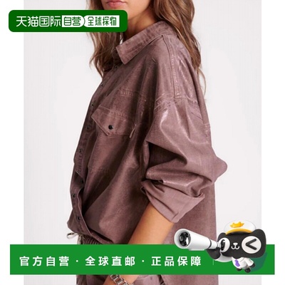 自营 one teaspoon西方Daria Shacket在青铜巧克力-青铜巧克力 美