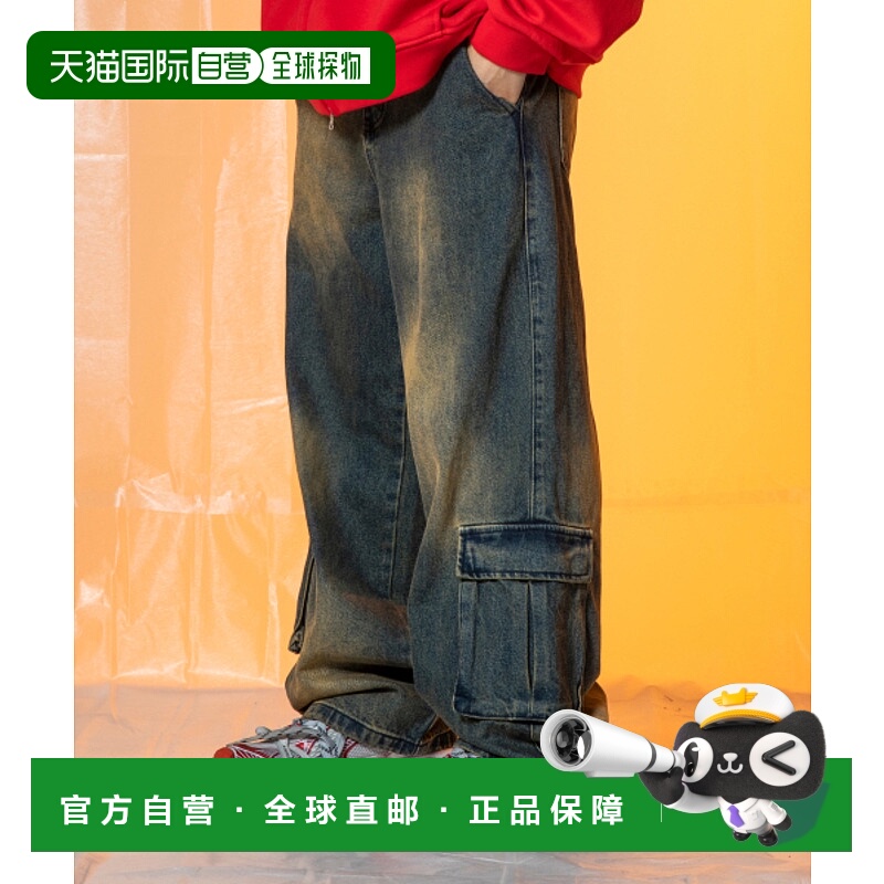 韩国直邮XTONZ公用牛仔裤XP235DKIG正品时尚流行穿搭显瘦日常百搭