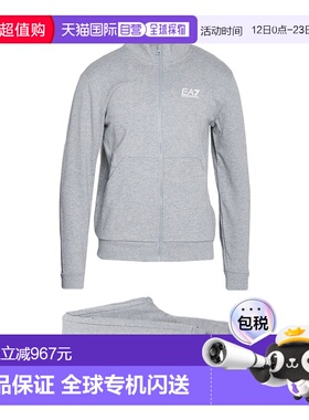 1h可退 香港直邮潮奢 Ea7 男士 Outfit 运动运动装 grey灰色 舒适