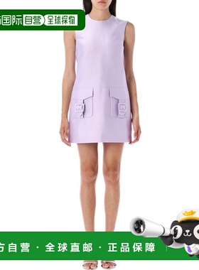 1h可退 香港直邮Self-Portrait 女士 TAFETA A字迷你连衣裙 PF250