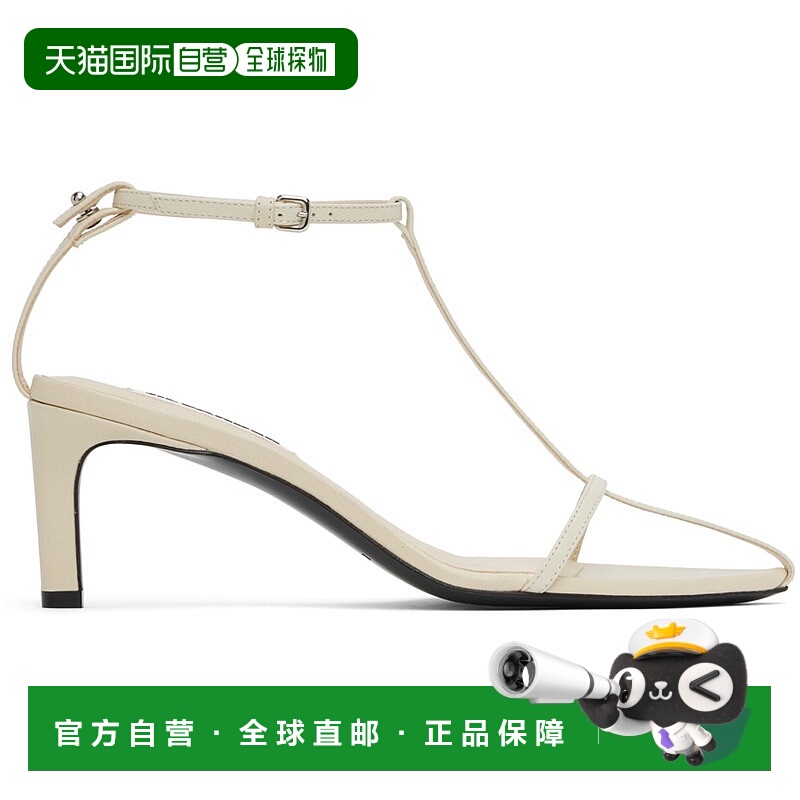 香港直邮Jil Sander 吉尔 桑达 女士 灰白色 High 凉鞋 J16WL0030