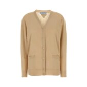 PRADA 米白色 AW2024 女士针织毛衣 P25M95SOOO15HVF0627