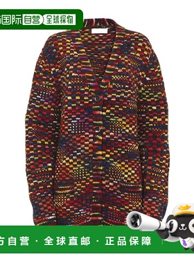 香港直邮Chloe V 领粗针织开衫 C24SMC02530羊毛长袖