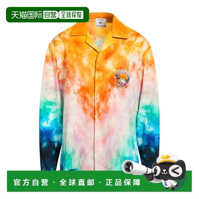 1h可退 香港直邮Casablanca 男士 衬衫 orange橙色 舒适时尚