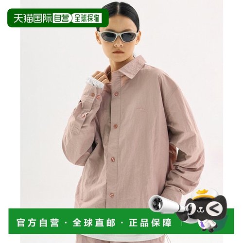 韩国直邮YALE NYLON  COACH SHIRT INDIE PINK男衬衫YD08SH7002PI