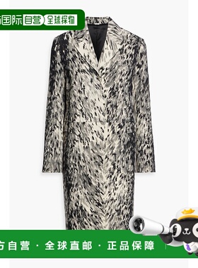 1h可退 香港直邮TOTÊME 女士 印花羊毛大衣 234WRTWOU091FB0010GR