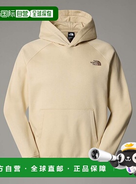 自营欧洲直邮北面Redbox 男士插肩袖连帽衫TheNorthFace羊毛卫衣
