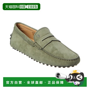 自营 tod'sTOD的Gommino皮革Loafer-绿色 美国奥莱直发豆豆鞋男鞋