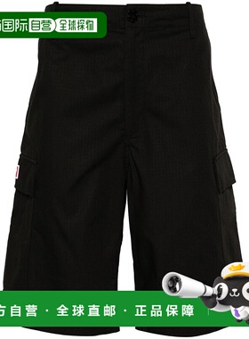 香港直邮KENZO 男士短裤 FE55SH2359DL99 SS2024 黑色休闲裤