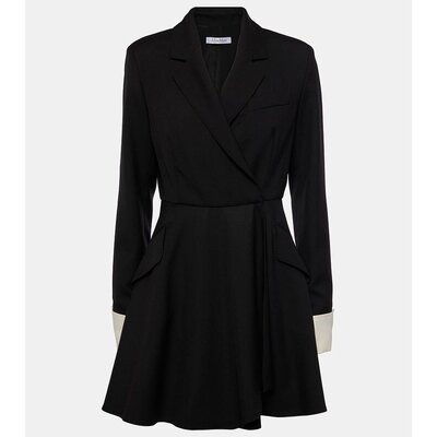 MaxMara 麦斯玛拉 女士 Sella 初剪羊毛衬衫式连衣裙 001379